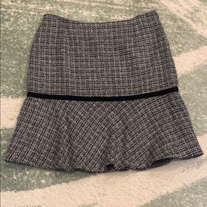 Wool Peplum Skirt